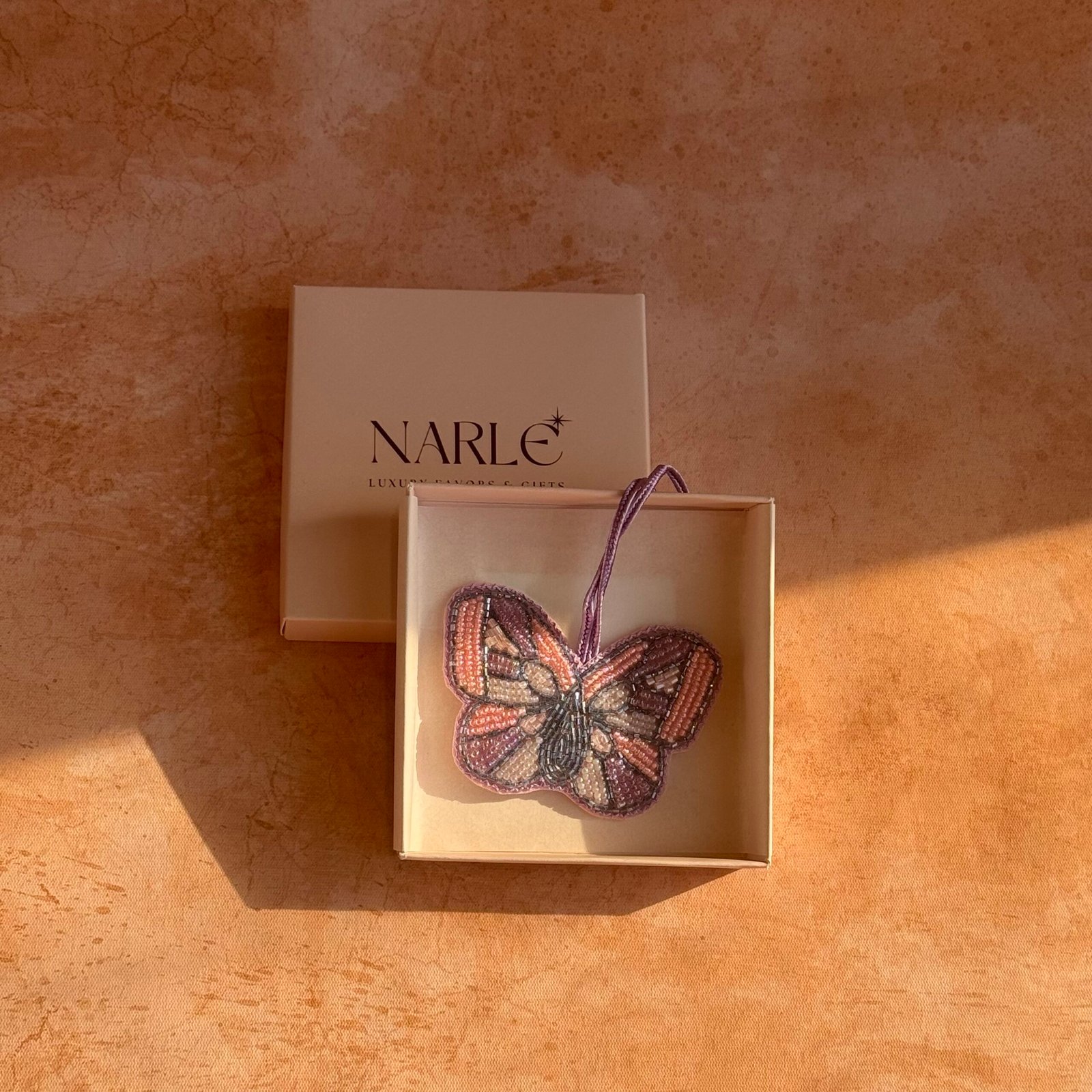 img_6363-4 Purple butterfly charm - Image 1